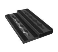 Pedaliera per effetti per chitarra portatile Design professionale a passo singolo bordo antiscivolo pista antiscivolo facile da usare pista antiscivolo