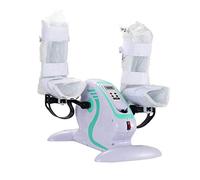 Pedaliera portatile per esercizi, cyclette portatile per esercizi di ginocchia e gambe, attrezzo per esercizi di fitness regolabile, attrezzatura per riabilitazione per anziani con,