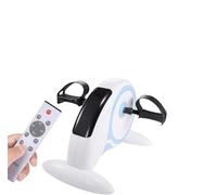 Pedaliera Riabilitazione Braccia/Gambe con Display LCD, Resistenza Regolabile, Mini Cyclette da Scrivania,ellittica elettrica per anziani, esercizi per gambe e braccia