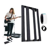 Pedaliere per Chitarra | Piattaforma Pedali di Effetti Compatti e Piccoli Forniture Robuste Precise Amanti della Musica con Gestione Migliorata dei Cavi Costruzione