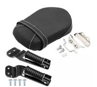 Pedalina Moto Compatibile con Yamaha per XV950 per R-Spec per XVS950C 2014-2023 per XV950 per XVS950CU 2014-2021 Kit Passeggero Posteriore per Pedane Poggiapiedi Passeggero(Passenger Seat Kit)