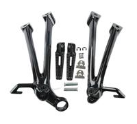 Pedaline Moto Compatibile Con Suzuki Per GSXR600 750 2008 2009 2010 Pedane Passeggero Posteriori Per Motocicletta Parti Modificate Accessori Di Ricambio(Black)