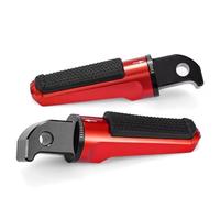 Pedaline Moto Compatibile Con Yamaha Per MT-03 Per MT-25 Per MT-07 Per MT-09 Per MT-10 Per XJ6 Pedane Poggiapiedi Per Moto In Alluminio Con Cuscinetti In Gomma Parti Per Pedali(Red)