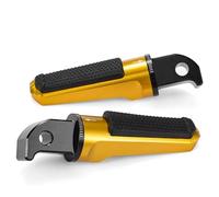 Pedaline Moto Compatibile Con Yamaha Per MT-03 Per MT-25 Per MT-07 Per MT-09 Per MT-10 Per XJ6 Pedane Poggiapiedi Per Moto In Alluminio Con Cuscinetti In Gomma Parti Per Pedali(Yellow)