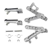 Pedaline Moto Per CBR400 Per NC29 1990 1991 1992 1993 1994 1995 1996 1997 Pedane Anteriori Per Motocicletta Set Pedane Per Parti Di Ricambio Per Upgrade Nere Argentate