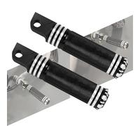Pedaline Motocicletta Per Sportster XL 883 Touring Electra Glide Softail FXBB Dyna Moto Poggiapiedi Passeggero Posteriore Con Attacco Maschio Motocicletta Pedane(Black Footpegs)