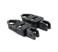 Pedaline Motocicletta Per SUZUKI GSX-R600 700 Per Kawasaki Per NINJA 250R Per Z125 Pedana Poggiapiedi Anteriore Moto Motocicletta Pedane(Type 2 black A)