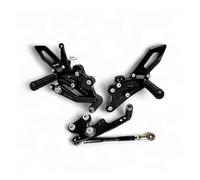 Pedaline Motocicletta Per YZF-R7 2022-2025 Moto CNC Poggiapiedi Regolabili Poggiapiedi Arretrati Poggiapiedi Motocicletta Pedane(Footrest-Black-TN)