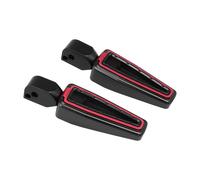 Pedalini Poggiapiedi Passeggero Fangster Nero Rosso Softail M8
