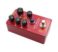 PEDALLA DI DISTRAZIONE GUITARDA Effetto di distorsione marrone rosso per bassi di chitarra elettrica 4 tono True bypass cc 9v Input DC regolabile EQ Boost