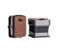 Pedana con massaggio e funzione di riscaldamento, massaggiatore elettronico a bagnomaria, con funzione calda e telecomando