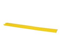 PEDANA COPRICAVO COPRI CAVO CANALE SINGOLO PLASTICA GIALLA POLIETILENE LDPE 13mm