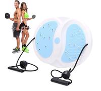 Pedana da allenamento, 35,5 x 25 cm, attrezzo magnetico, design antiscivolo per modellare il corpo, esercizi di base, tonificazione delle braccia, allenamento rotativo, palestra a casa, routine