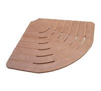 Pedana doccia angolare lato 74 cm in legno per piatto doccia angolare lato 90
