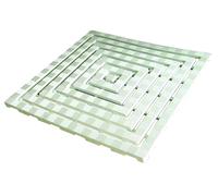 Pedana Doccia Antiscivolo 60x60 cm in Plastica Idraulica