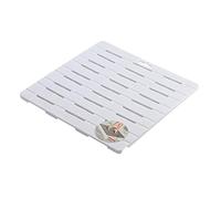 PEDANA DOCCIA RIGIDA ANTISCIVOLO QUADRATA 55x55cm WINNY BIANCO/GRIGIO/TORTORA