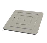 Pedana doccia in legno 60 x 60 ideale per piatto 80 x 80 tortora antiscivolo