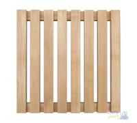 PEDANA DOCCIA IN LEGNO DI FAGGIO cm 60x60