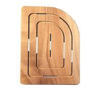Pedana doccia in legno marino 74x55 cm lato destro per piatto doccia 70x90