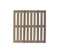 Pedana doccia in legno quadrata cm 57 x 57