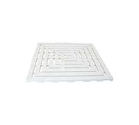 PEDANA DOCCIA IN PVC BIANCA 60x60 cm