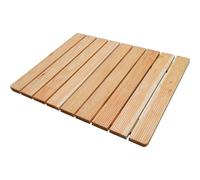 Pedana doccia larice 55x68 cm naturale Naturale