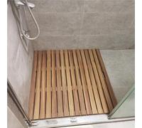 pedana doccia Solido Pannello Doccia Per Spa/bagno, Tappetino Doccia In Legno Di Alta Qualità Per Sauna/vasca Da Bagno, Tappetino Da Bagno In Legno(50 X 110cm/20 x 43in)