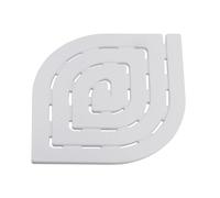 Gedy spirale Pedana per piatto doccia, Bianco, 55 x 55