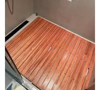 pedana doccia Tappetino Da Doccia Quadrato In Teak, Lunghezza 30, 50, 80, 100, 120 Cm, Tappetini In Legno, Tappetino Da Bagno In Legno Massello(70 X 110cm/27.5 x 43in)