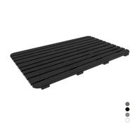 PEDANA DOCCIA WOODY CM 80X50 Nera Tappetini Doccia Pedane Doccia Antiscivolo