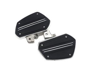 Pedana Doppio Binario Cromata Per Moto Per Honda Goldwing Tour Verde Militare