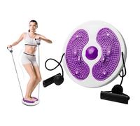 Pedana girevole per la vita, disco da allenamento regolabile con manici per dimagrire e tonificare la vita, antiscivolo, rotante Balance Board con massaggio ai piedi, per palestra a casa, donne e