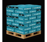 PEDANA LATICRETE COLLA 335 SUPERFLEX BIANCO S1 40 SACCHI x 25KG