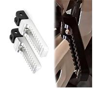 Pedana Moto Pedane Posteriori Per Yamaha X-MAX 250 2010-2016 2015 2014 2013 2012 2011 Ricambi E Accessori(Silver)