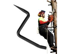 Pedana per albero da 20,7 cm - Robusta da arrampicata con capacità di 319,8 kg | Scaletta da arrampicata antiscivolo autofilettante a vite per cocco, raccolta di alberi in gomma