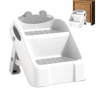 Pedana per bambini | Pedana pieghevole leggera a 2 livelli | Scala di apprendimento vaso di sicurezza | Scaletta infantile Bagno Bancone Cucina