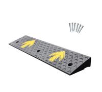 Pedana per Disabili Gradini Viti Incluse con Texture Antiscivolo Rampa per Sedia a Rotelle 6 Cm Design con Fori Sul Fondo Gradini di Piazze e Parchi(94.5 * 23 * 7cm)