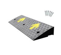 Pedana per Disabili Gradini Viti Incluse con Texture Antiscivolo Rampa per Sedia a Rotelle 6 Cm Design con Fori Sul Fondo Gradini di Piazze e Parchi(94.5 * 29.7 * 12.7cm)