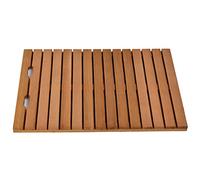 pedana per Doccia Tappeto Doccia Antiscivolo pedana Doccia Legno Tappetino Doccia Antiscivolo Doccia per Doccia in Legno di Cedro Rosso Naturale, Vasca da Bagno Impermeabile Rettangolare, Ta