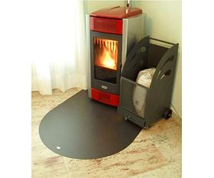 PEDANA PIASTRA 100x120 SALVAPAVIMENTO PER STUFE E CAMINI