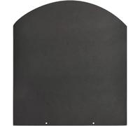 Pedana salvapavimento per stufe a legna e pellet in acciaio 100x90