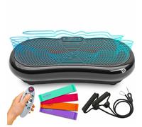 Pedana Vibrante Bluefin Fitness Ultra Slim Power | Modellatore Vibrante | 5 programmi + 180 livelli | Allenamento completo | Fitness silenzioso a casa | Facile da riporre | Design elegante e compatto