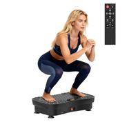 Pedana Vibrante Dimagrante 200W, 120 Livelli Telecomando Portata 120 kg