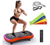 Pedana vibrante per il drenaggio linfatico, macchina vibrante per la perdita di peso di tutto il corpo, piattaforma vibrante per fitness 400 libbre e 200 velocità regolabili, per donne e uomini