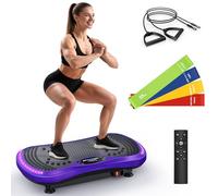 Pedana vibrante per il drenaggio linfatico, macchina vibrante per la perdita di peso di tutto il corpo, piattaforma vibrante per fitness 400 libbre e 200 velocità regolabili, per donne e uomini