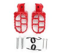 Pedane, 2 Pezzi Moto Dirt Bike Alluminio Rider Passeggero Pedane Pedane Poggiapiedi Pedane Adatto per Moto e Dirt Bike per Pedane Moto Cross Dirt Bike Pedane Pit Bike Foot