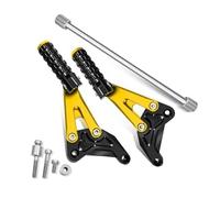 Pedane Accessori Per Monkey 125 2018-2023: pedale posteriore, staffa, pedale del cambio e pedane Poggiapiedi( Yellow)