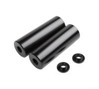 Pedane Acrobatiche Bici 10mm Acciaio Nero | Compatibile MTB e per corsa, supporto per ruota per sicuro, ideale per trick tecnici, misura 14mm precisa(B)
