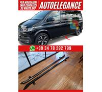 Pedane adatte per VW T5 T6 T6.1 inox nero per passo corto