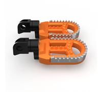 Pedane anteriori for motociclette, poggiapiedi, pedali/adatti for Honda CB500X NC700S/D/SA/S/X/XA/XD NC750X/S/D XL125V/XL1000V Varadero(Tyle 1 Orange)